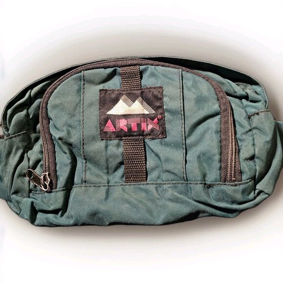 Forest Green ARTIX Crossbody Waist/Fanny Pack Compact Travel Bag Multi-pocketed - Picture 1 of 10